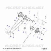 SUSPENSION, TRASERO ARM PAR