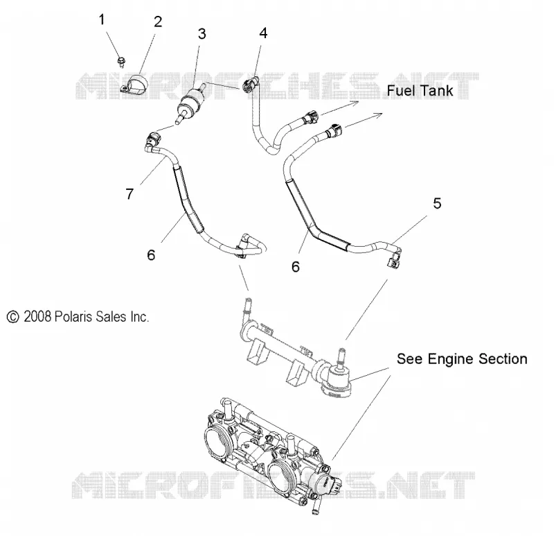 SISTEMA DE COMBUSTIBLE, CUERPO DE MARIPOSA and GASOLINA LINES