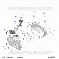 TREN, CLUTCH COVER AND DUCTING