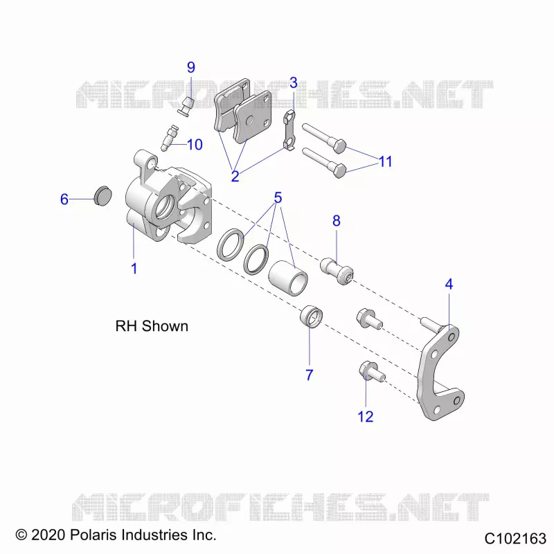 BRAKES, PINZA FRENO DELANTERA