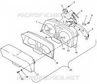 INSTRUMENTOS 600 XCR 0975677, 600 XCR SE H975677 and EUROPEAN 600 XCR SE E97 (4937963796A014)