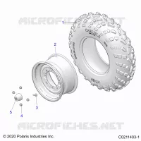 RUEDAS, FRONT TIRE