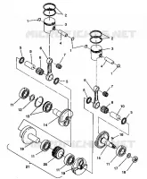 PISTÓN Y CIGÜEÑAL 500 EFI 0942774 AND   EFI SKS 0942574 (49274127410036)