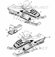 ETIQUETAS  TRAIL 0952761, TRAIL DELUXE 0952262,   and EUROPEAN TRAIL DELUXE E9 (4928862886A008)