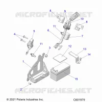 ELECTRICA, BATTERY, MANUAL START POWER UP COMPONENTS