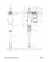 SUSPENSION, SHOCK TRASERO TRACK, HI LO ADJ., SNOW CHECK (7044383)