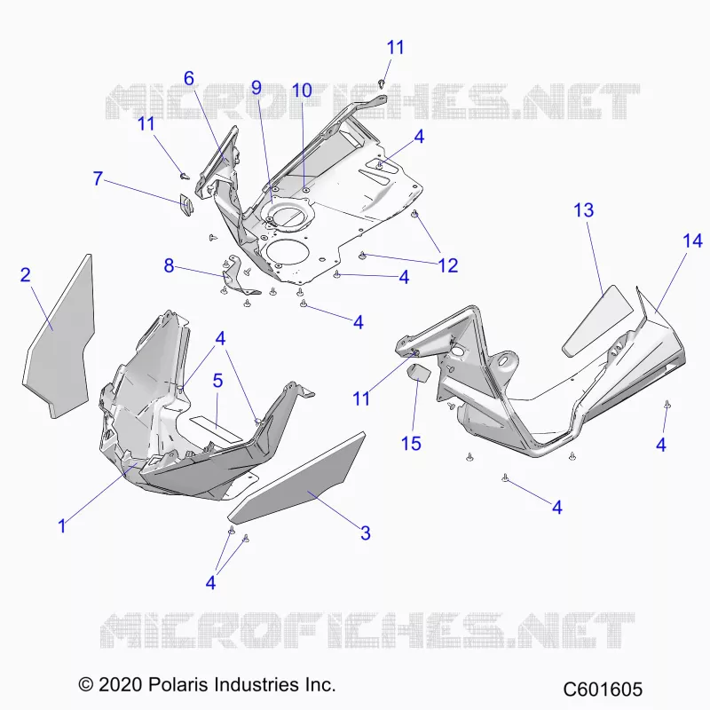 NOSEPAN ASM./FENDERS