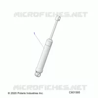 SUSPENSION, SHOCK TRASERO TRACK (7045512)