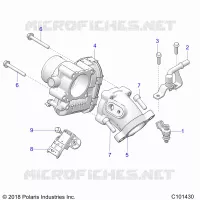CUERPO DE MARIPOSA AND FUEL RAIL
