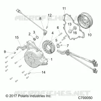 ENGINE, STATOR AND VOLANTE