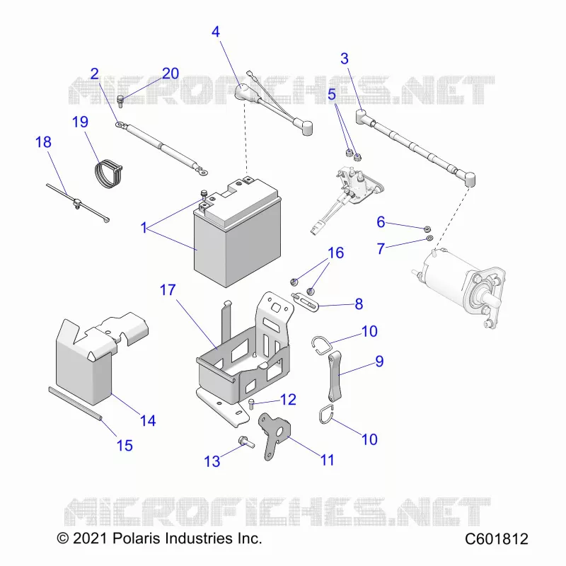 ELECTRICA, BATTERY BOX  ASM.