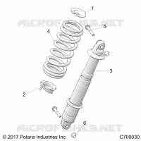 SUSPENSION TRASERA SHOCK MOUNTING