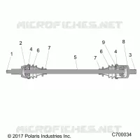 TREN, FRONT HALF SHAFT