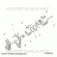 FRENO TRASERO CALIPER