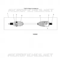 TREN, DRIVE SHAFT, FRONT