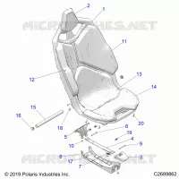 ASIENTO ASM.- Z23GAD92A/92B (C2689862)