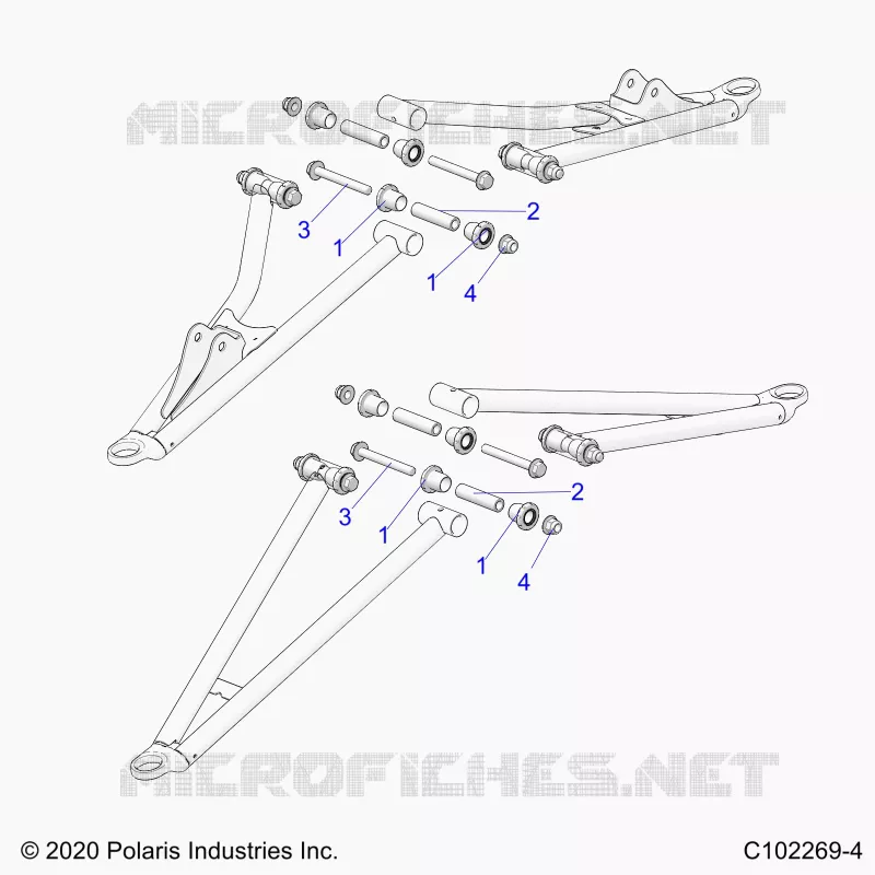 SUSPENSIÃ“N DELANTERA A-ARM, MOUNTING