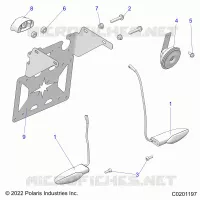 ELECTRICA, TURN SIGNALS, HORN, AND LICENSE PLATE LIGHT