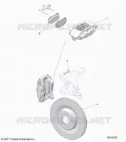 BRAKES, PINZA FRENO DELANTERA (R MODELS) BREMBO