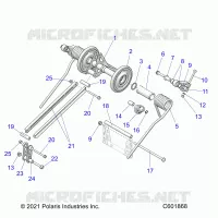 SUSPENSION, TRASERO ARM PAR