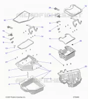 DELANTERA CAJA DE ALMACENAMIENTO