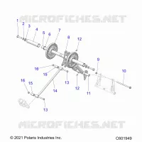 SUSPENSION, TRASERO ARM PAR