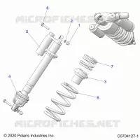 SUSPENSION, CHOQUE FRONTAL MOUNTING