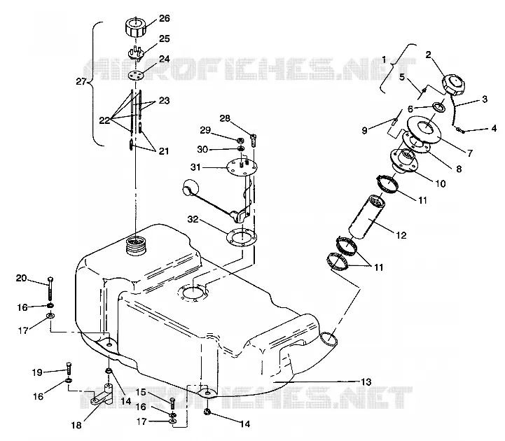 GASOLINA TANK SL 750 / B934070 (4924752475005A)
