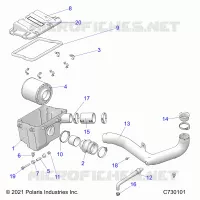 ENGINE, TOMA DE AIRE SYSTEM