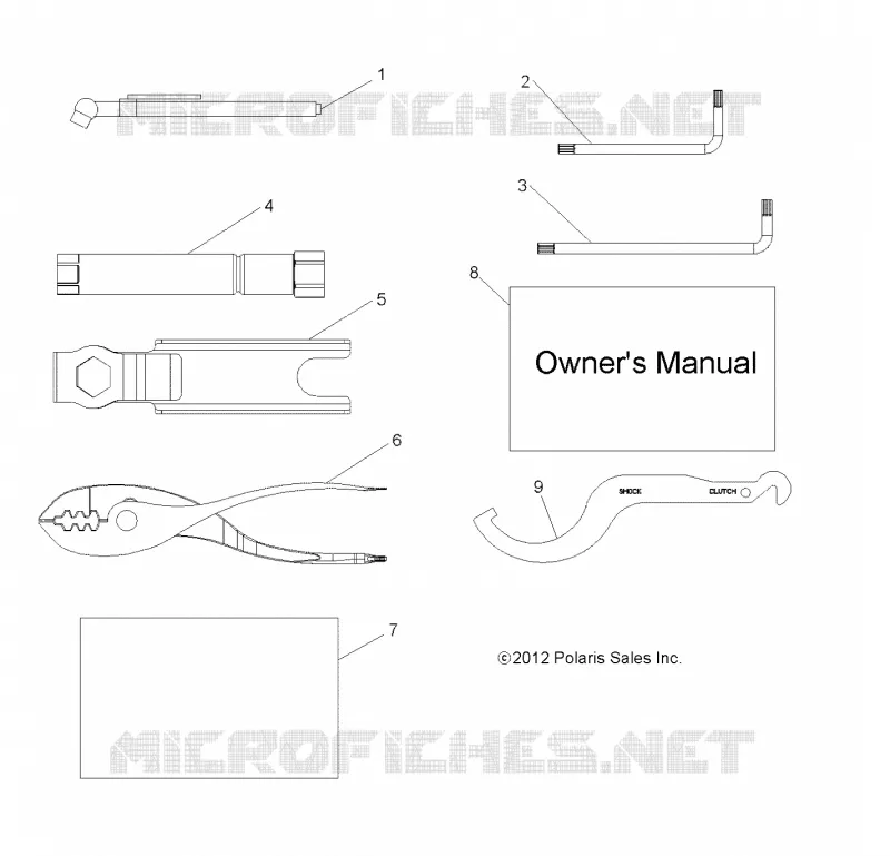 REFERENCES, KIT DE HERRAMIENTA and EL MANUAL DEL PROPIETARIO