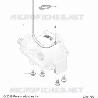 TREN, GEARCASE MOUNTING, FRONT