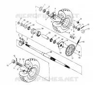TRASERO conjunto de accionamiento RUEDA  4X4 400L W948140 (4926772677C005)