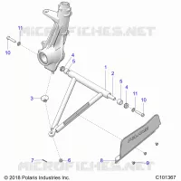 SUSPENSION, A-ARM AND PUNTAL MOUNTING