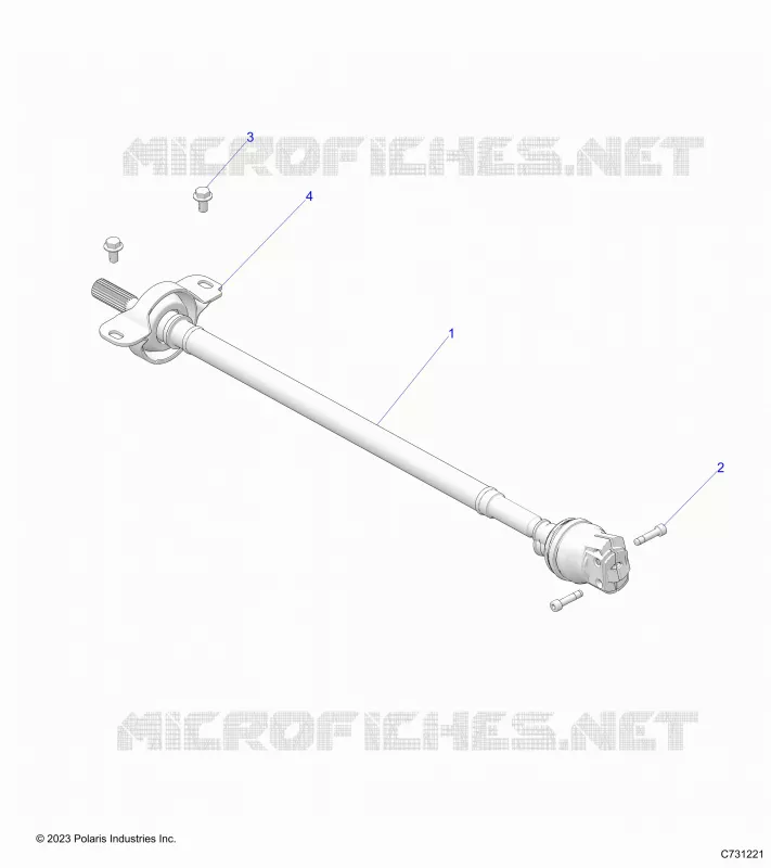TREN, FRONT PROP SHAFT