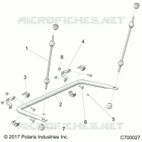 SUSPENSION, REAR BARRA ESTABILIZADORA- R22TAA99A1/A7 (C700027)