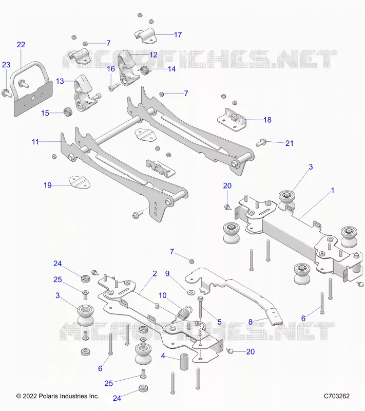 ASIENTO MOUNTING, FRONT