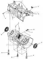 CAJA DEL CIGÜEÑAL ASSEMBLY 440 XCR 0941760 (4925182518032A)