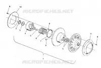 accionado de embrague ASSEMBLY CLASSIC / 0930864 and  CLASSIC TOURING / 0930865 (4922952295030A)