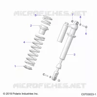 SUSPENSION, CHOQUE FRONTAL MOUNTING, STANDARD/PREMIUM