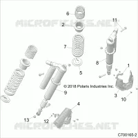 SUSPENSION TRASERA SHOCK MOUNTING