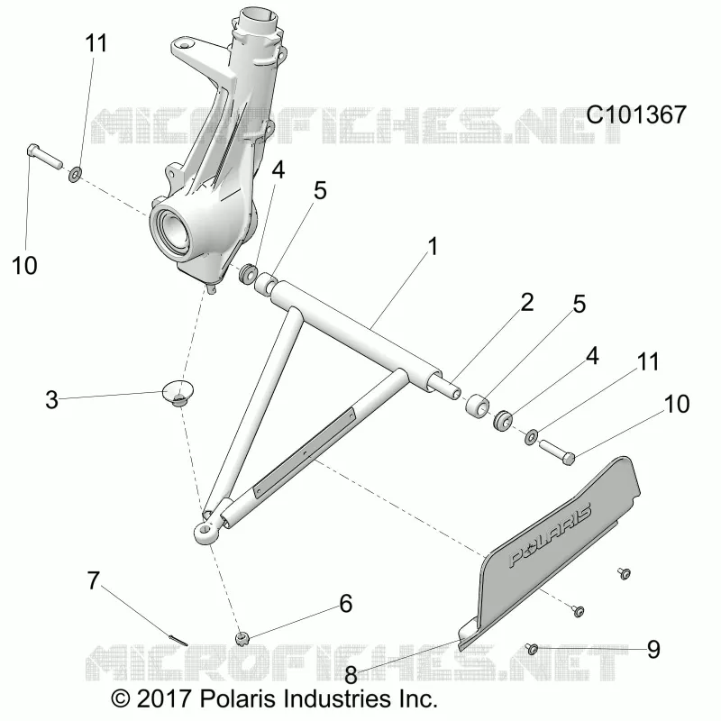 SUSPENSION, A-ARM AND PUNTAL MOUNTING