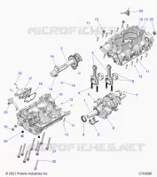 ENGINE, CRANKCASE AND CIGUEÑAL