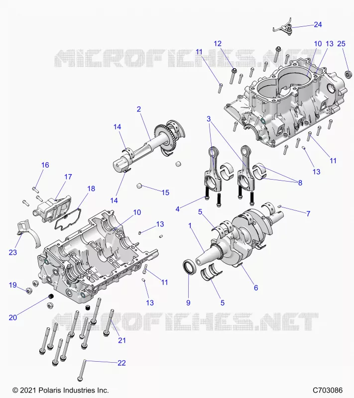 ENGINE, CRANKCASE AND CIGUEÑAL
