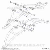 SUSPENSIÃ“N DELANTERA A-ARMS MOUNTING
