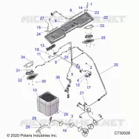 BODY ROOF AUDIO ELECTRICA, COMPONANTS, RIDE COMMAND PREMIUM
