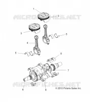 MOTOR, CIGUEÑAL AND PISTÓN