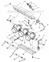 acelerador RXL 0940768 and RXL TOURING 0940869 (4925062506048A)
