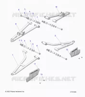 SUSPENSIÃ“N DELANTERA CONTROL ARMS