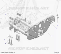 CHASIS, MOUNTING, FRONT GEARCASE