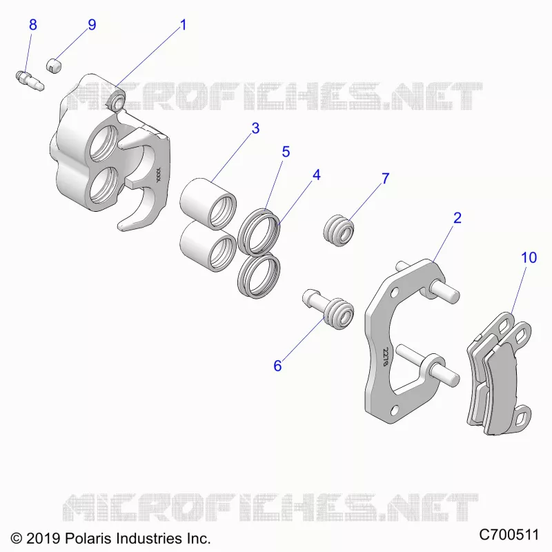 BRAKES, PINZA TRASERA
